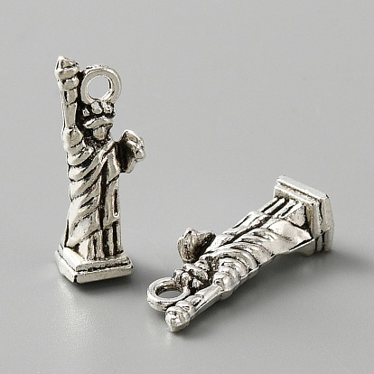 Tibetan Style Alloy Charm, The Statue of Liberty