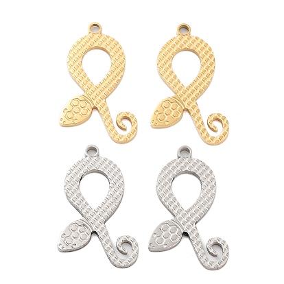 Ионное покрытие (ip) 304 подвески из нержавеющей стали, лазерная резка, очарование змеи