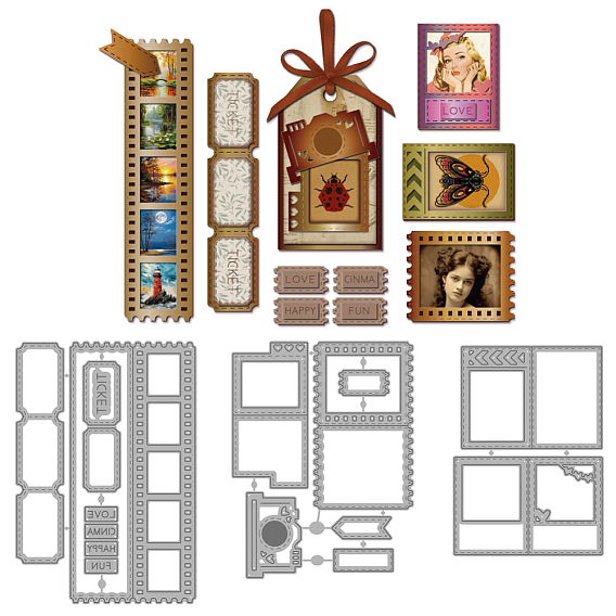 Трафареты для резки пленок из углеродистой стали, для diy scrapbooking, Фотоальбом, декоративная бумага для тиснения, форма для поздравительных открыток