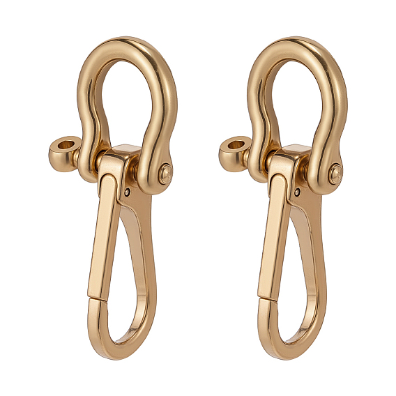 Наборы для изготовления ювелирных изделий своими руками, включая латунные D-образные застежки-скобы и застежки-брелки