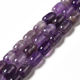 Natural Amethyst Beads Strands, Column