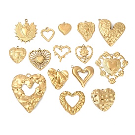 304 подвески из нержавеющей стали, ионное покрытие (ip), шарма сердца