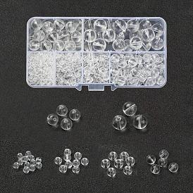 442Pcs 6 Style Glass Round Beads