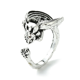 Dragon Alloy Open Cuff Rings for Women, Lead Free & Cadmium Free