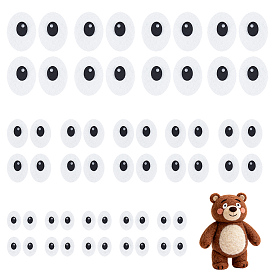 Oval Felt Craft Doll Eye, for DIY Doll Toys Puppet Plush Animal Making