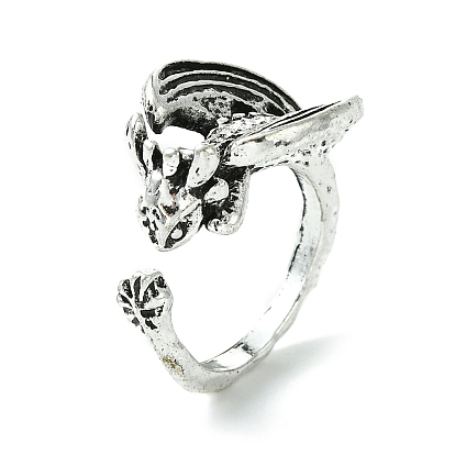 Dragon Alloy Open Cuff Rings for Women, Lead Free & Cadmium Free