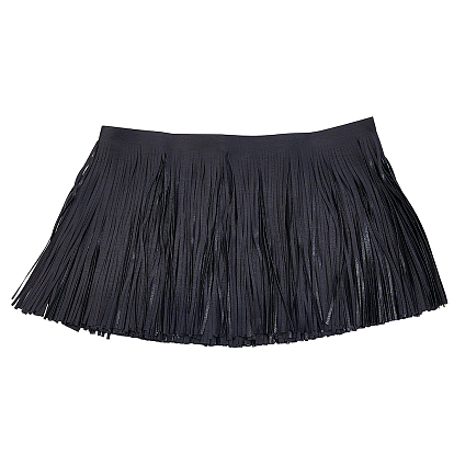 3м отделка из искусственной кожи, Кожаная бахрома с кисточками для шитья своими руками, украшения платья и юбки