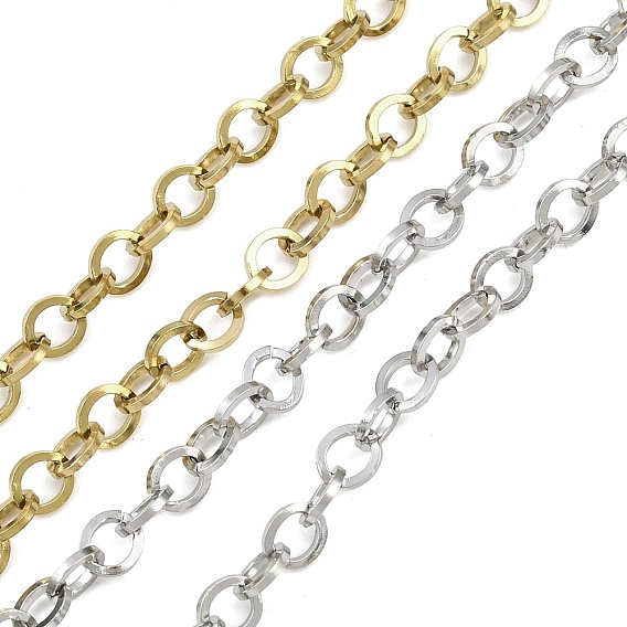304 цепи овальные из нержавеющей стали, несварные, с катушкой