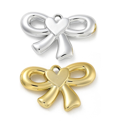 Покрытие акриловые подвески, с петлей, бантом с сердцем