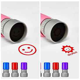 Sun/Smiling Face Plastic Stamps, for DIY Scrapbooking, Photo Album Decorative, Cards Making, Mixed Color