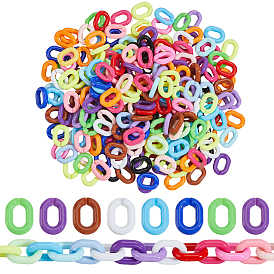 300шт. пластиковых быстроразъемных соединителей, овальные