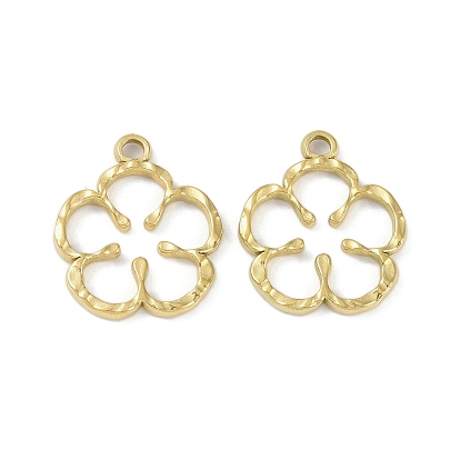 Ионное покрытие (ip) 304 подвески из нержавеющей стали, цветочный шарм