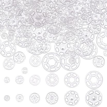 180 наборы 6 стиль швейная кнопка, заклепок, кнопки для одежды, плоско-круглые