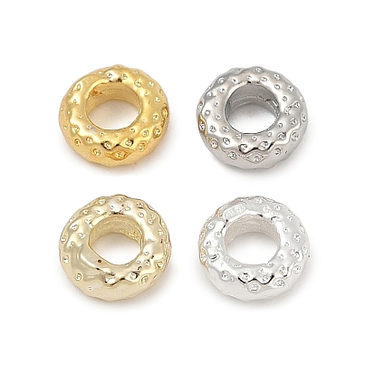 Spacer бисер латунные, паз плоский круглый