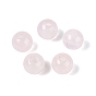 Naturel a augmenté perles de quartz, lisse et rond