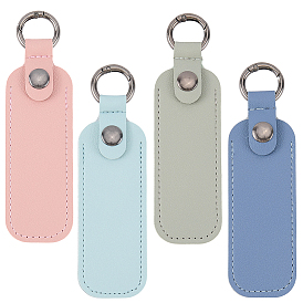 4 шт. маленькие флешки-накопители, брелок для хранения флешек из искусственной кожи, чехол-держатель для USB-флешек, 4 Цвета, надежный дорожный чехол, брелок, портативный маленький органайзер, чехол для переноски для мужчин и женщин, USB, прямоугольные