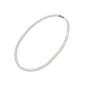 Теннисное ожерелье из прозрачного кубического циркония, 304 ожерелье из цепочек из нержавеющей стали для женщин