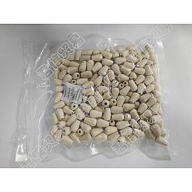 200Pcs Wood Beads, Undyed, Teardrop