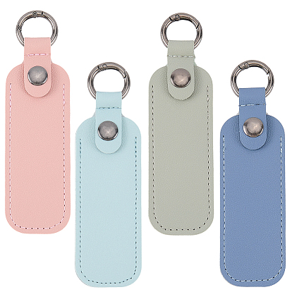 4 шт. маленькие флешки-накопители, брелок для хранения флешек из искусственной кожи, чехол-держатель для USB-флешек, 4 Цвета, надежный дорожный чехол, брелок, портативный маленький органайзер, чехол для переноски для мужчин и женщин, USB, прямоугольные