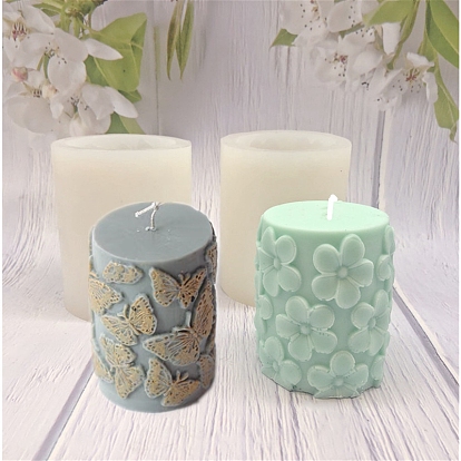 Column Shape Candle DIY Silicone Mold, Molds, For Candle Making