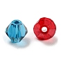 1080Pcs 24 Color Transparent Glass Bead, Faceted, Bicone