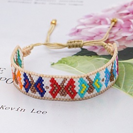 Bohemian Handmade Butterfly Beaded Bracelet for Women by Miyuki