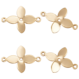 100 шт. латунные подвески для разъемов, цветок ссылки, долговечный