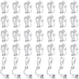 80шт. 316 фурнитура для сережек-клипс из нержавеющей стали, с когтем