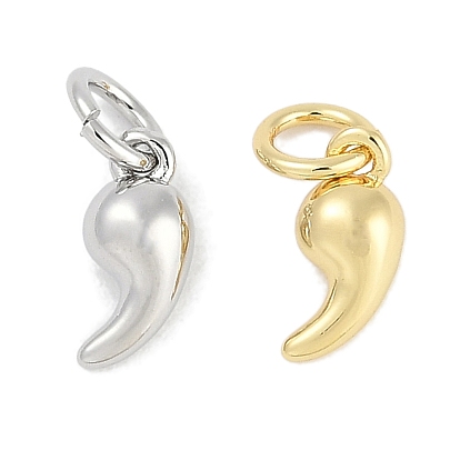 Латунные подвески, перец прелести, без свинца и без кадмия, долговечный, стойки покрытие, с целью перехода в кольце