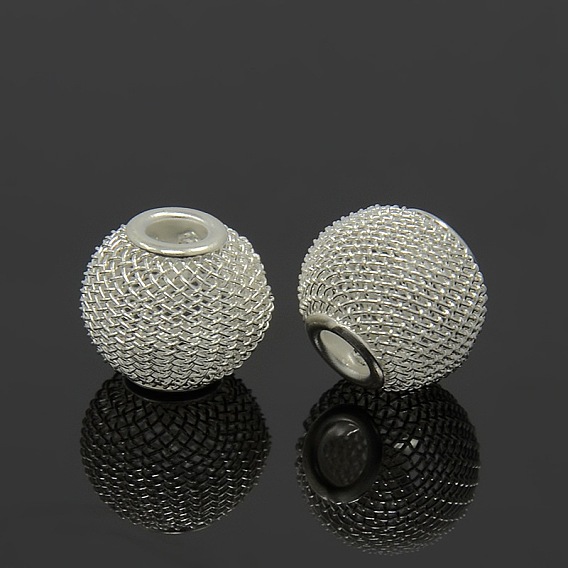 Perles de maille de fil de fer, matériel de bricolage pour les épouses de basket boucles d'oreilles faisant, rondelle