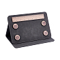 Картонные держатели для бумаги из искусственной кожи, с деревянным магнитом