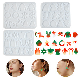 Christmas DIY Candle Making, Resin Casting Molds, For UV Resin, Epoxy Resin Craft Making, White