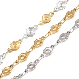 304 из нержавеющей стали цепи связи цветок, пайки, ионное покрытие (ip)