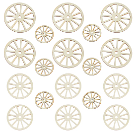 3шт. деревянные колеса для украшения стен в гостиной и спальне