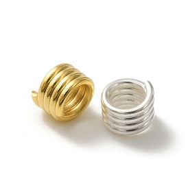 Brass Split Rings, Lead Free & Cadmium Free, Quadruple Loops Jump Rings