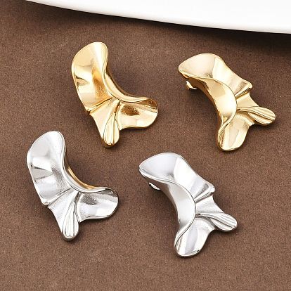 304 серьги-гвоздики из нержавеющей стали, ионное покрытие (ip)