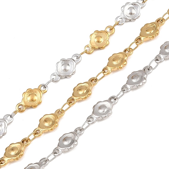 304 из нержавеющей стали цепи связи цветок, пайки, ионное покрытие (ip)