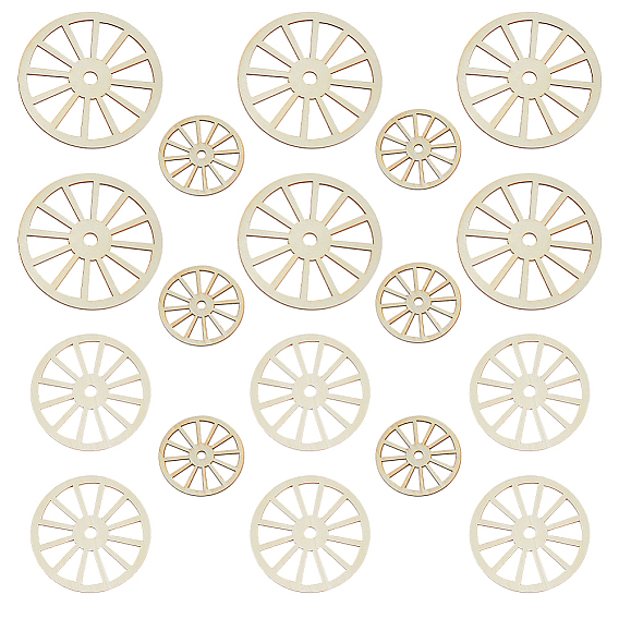 3шт. деревянные колеса для украшения стен в гостиной и спальне