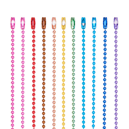 Железный шар бусинка цепи, пайки, с железной шариковыми разъемами цепи