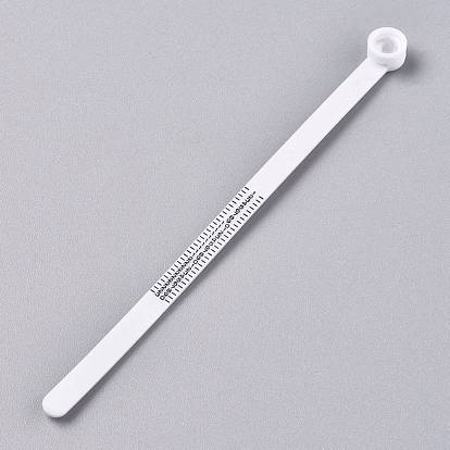 Ringgröße aus Kunststoff, koreanische Version Finger messen Standards, Messfinger Messgürtel für Herren- und Damengrößen