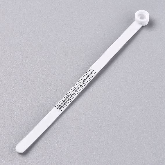 Ringgröße aus Kunststoff, koreanische Version Finger messen Standards, Messfinger Messgürtel für Herren- und Damengrößen