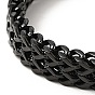 304 bracelet chaîne en maille d'acier inoxydable avec fermoir lion pour hommes femmes