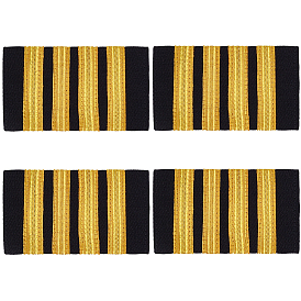 Шелковый авиационный эполет, прямоугольные