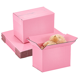 Картонные бумажные упаковочные коробки, почтовые ящики, прямоугольные