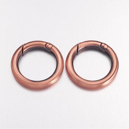 Alloy Spring Gate Rings, O Rings