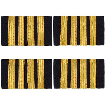 Шелковый авиационный эполет, прямоугольные