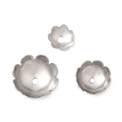 316 из нержавеющей стали разделительные бусины, цветок