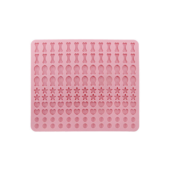 Mini Bone Fish Star DIY Food Grade Silicone Molds, Fondant Molds, Chocolate, Candy, UV Resin & Epoxy Resin Jewelry Making, Mixed Shapes