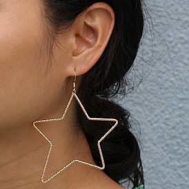 Chic Hollow Star Earrings for Women - Unique Statement Jewelry Accessories