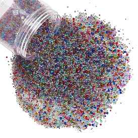 Пузырчатые бусины оликрафт, DIY 3 D украшения искусства ногтя бисера мини стекла, крошечные шарики ногтей икрой